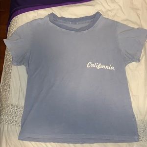 California baby blue t-shirt
